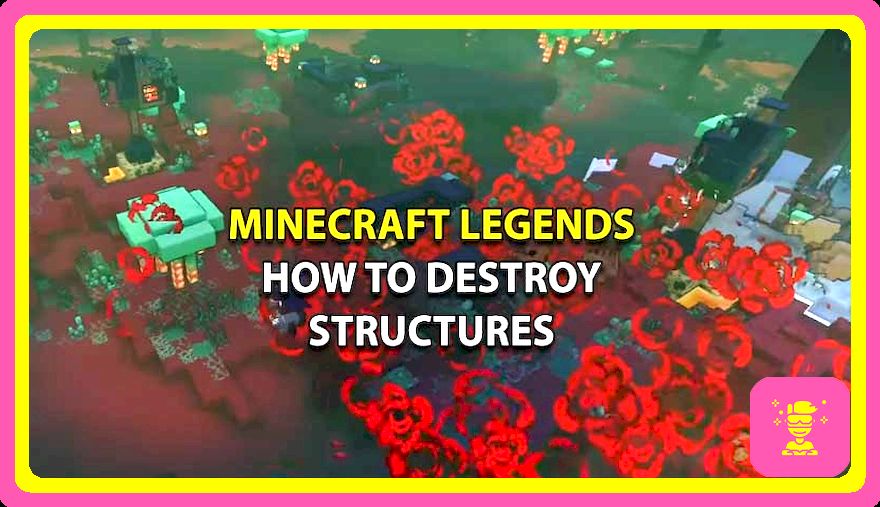 Cómo destruir estructuras de cerdos en Minecraft Legends