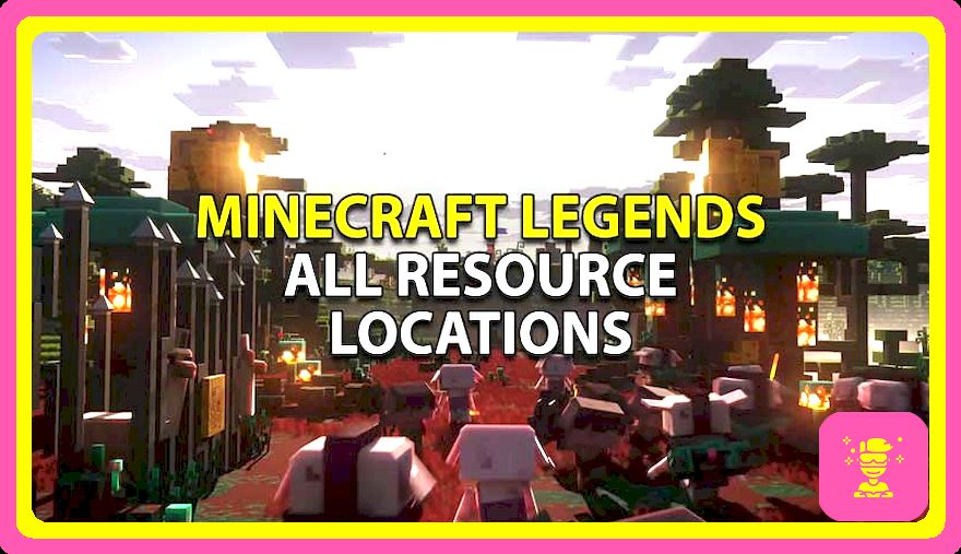 Dónde encontrar todos los recursos en Minecraft Legends